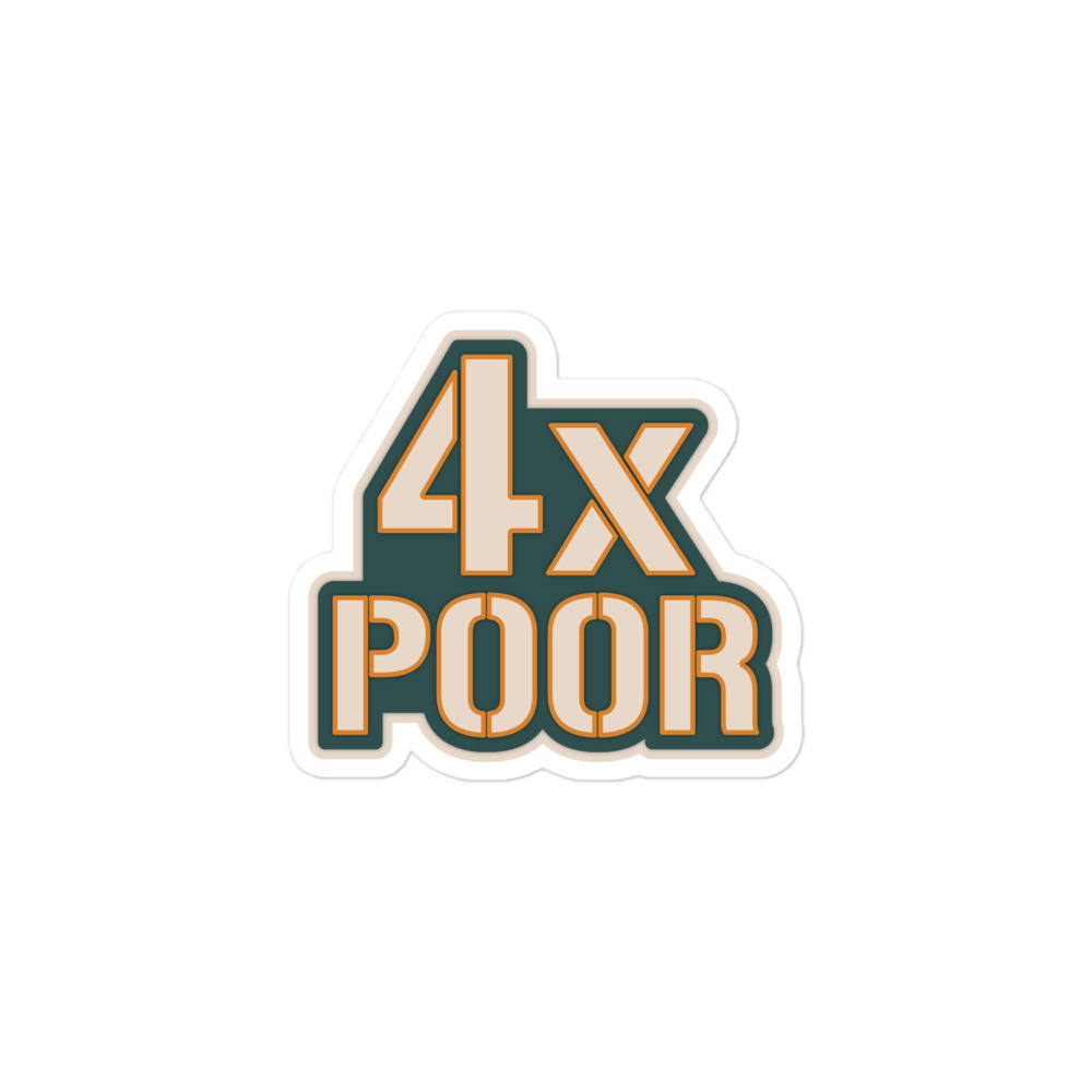 4xPOOR Sticker Ranger Edition