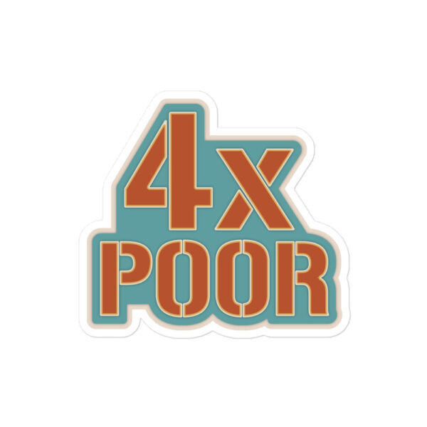 4xPOOR Sticker Castaway Edition - Image 3