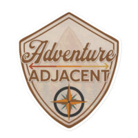 Adventure Adjacent Sticker | Official Logo