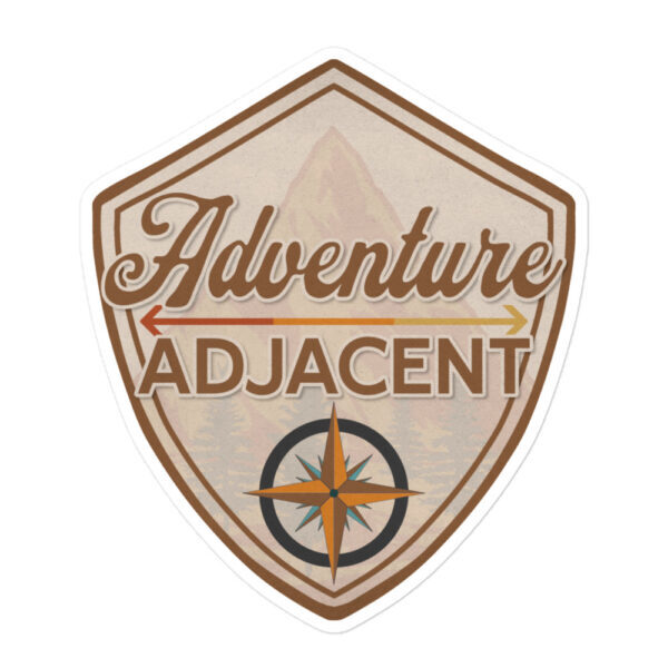 Adventure Adjacent Sticker | Official Logo