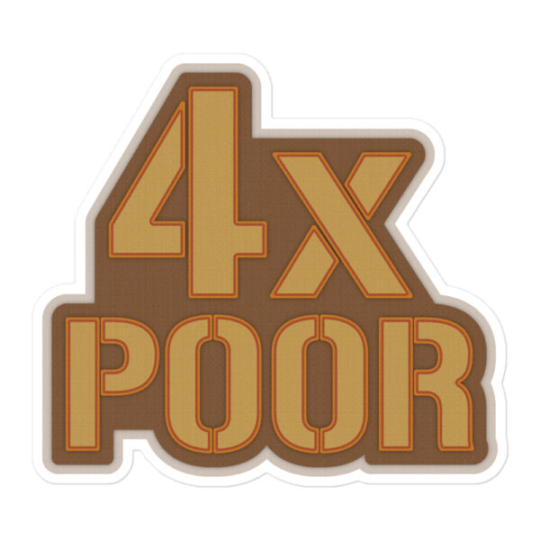 4xPOOR Sticker Heritage Edition