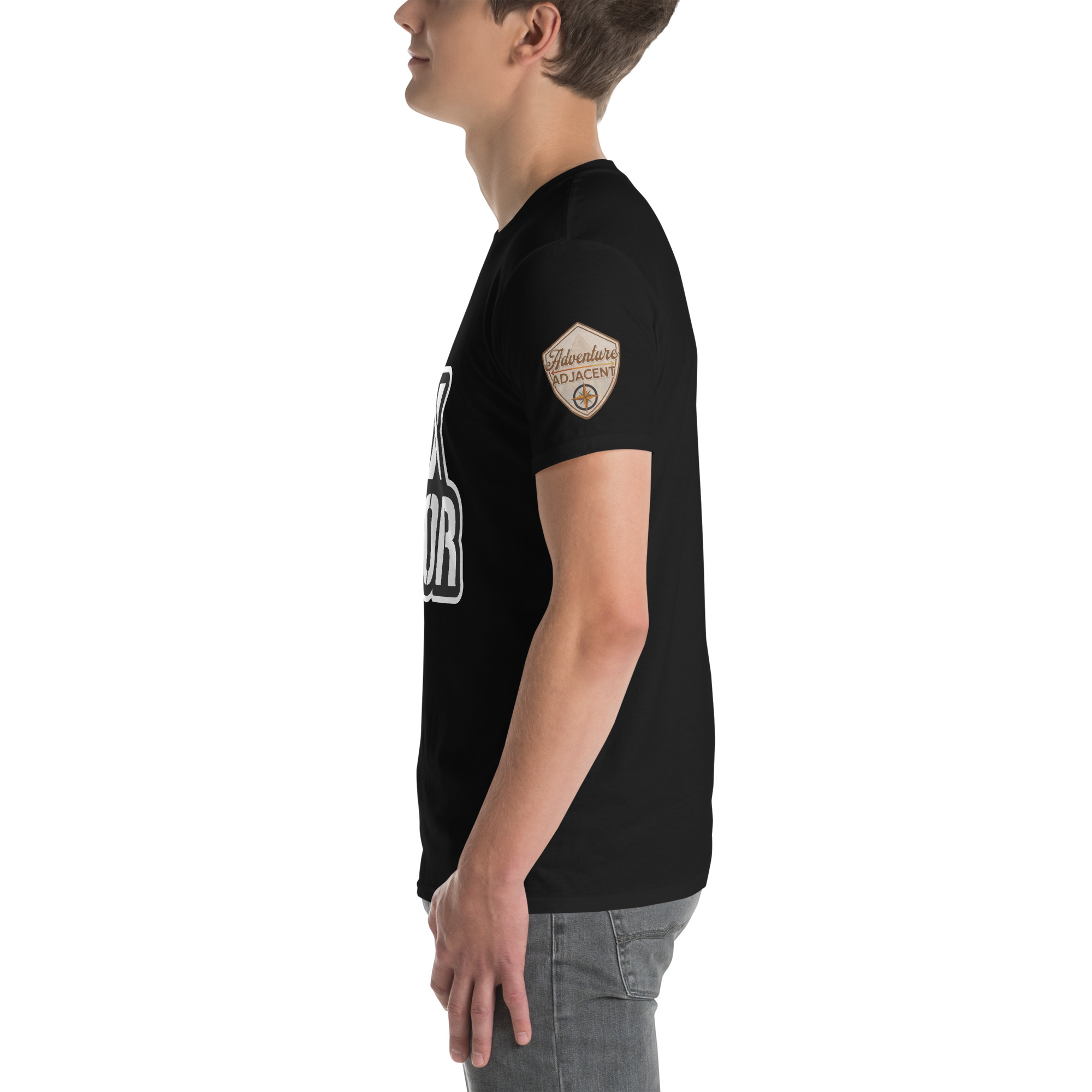4xPOOR Logo Tee Black and White Edition