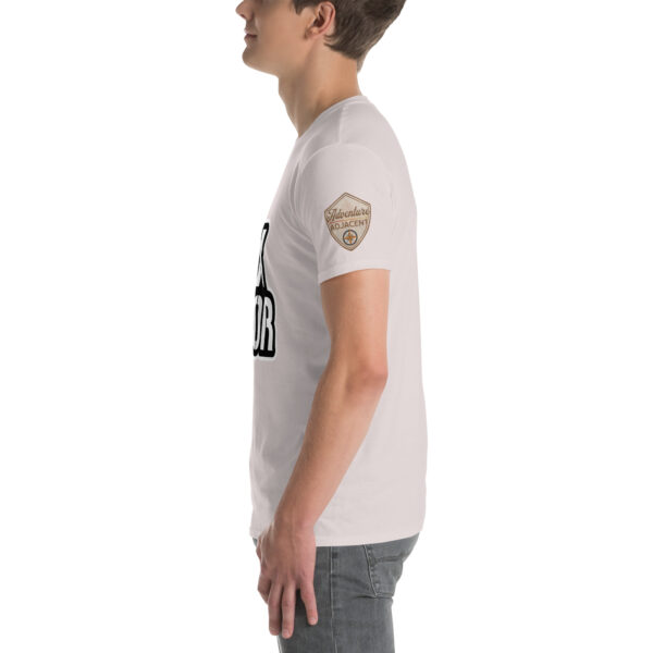 4xPOOR Logo Tee Black and White Edition - Image 8